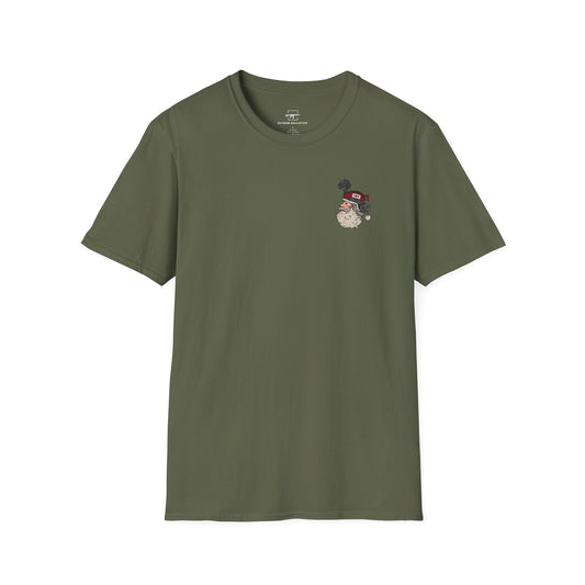 Santa with Trapper Hat T-Shirt