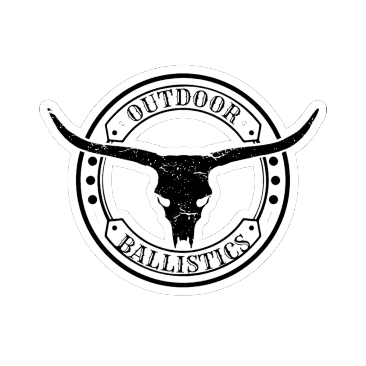 Outdoor Ballistics Longhorn Sticker